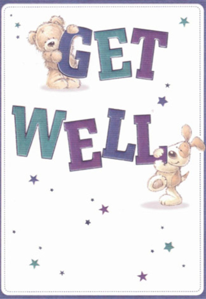 Radiating gentle encouragement straight from the heart of Sutton, this illustrated get well card captures the simple beauty of empathy through artful design. The foreground is alive with two beloved friends-a teddy bear, plush and golden, and a floppy-eared puppy whose gentle gaze is both playful and supportive. They are joined by a swirl of twinkling stars, their wayward paths suggesting wishes drifting from quiet residential lanes like Gander Green Lane or Worcester Park, spreading comfort across the community. The bold, oversized letters in deep indigo and teal anchor the scene, their cheerful rounded edges mirroring the heartfelt reassurance Sutton florists offer with every arrangement. The tactile rendering of soft fur suggests a caress, bridging the distance between artist and viewer, sender and recipient. There's an airy spaciousness to the background, echoing the clarity and hope found on a sunny afternoon near Sutton's parks. Sending such a card, especially hand-in-hand with a fresh bouquet, becomes a radiant gesture-one that embodies the positivity, affection, and community spirit distinctive of Sutton. Each artistic element seems thoughtfully placed to soothe and uplift those on the mend.