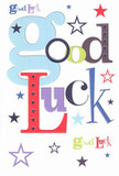 Encouragement bursts from this Sutton good luck card, its playful cascade of fonts and starry motifs evoking dreams brimful of hope. The phrase 'Good Luck' stretches across the crisp white card in oversized, pastel blues, punchy reds, soft moss greens, and inviting violets, much like the kaleidoscope of colour seen at Manor Park in springtime. Whimsical stars, ranging in size and glowing from lemon-lime to midnight navy, seem to pulse with excitement, scattered across the design like wishes whispered on Sutton's gentle evening breeze. The smooth, high-quality card stock feels reassuring in hand, its weight evoking the promise that comes with an unexpected act of kindness from a neighbour near Sutton Library. This is the card you'd press confidently into someone's palm before a daunting exam, a move, or a stage debut at the local theatre-a tangible sign of belief and optimism. Each carefully chosen colour and font reflects the warmth and generosity found in every Sutton bouquet, making this card not just a token, but a heartfelt companion for any new adventure, imbued with all the simple, magical encouragement of a local friend.